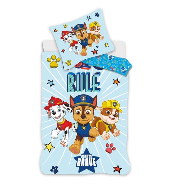 Paw Patrol Snyggt barnbäddsett 100×140 cm, 40×45 cm