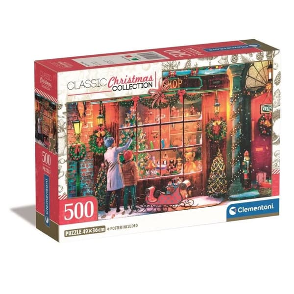 Julens Gamla Leksaksaffär - 500-bitars Puzzle