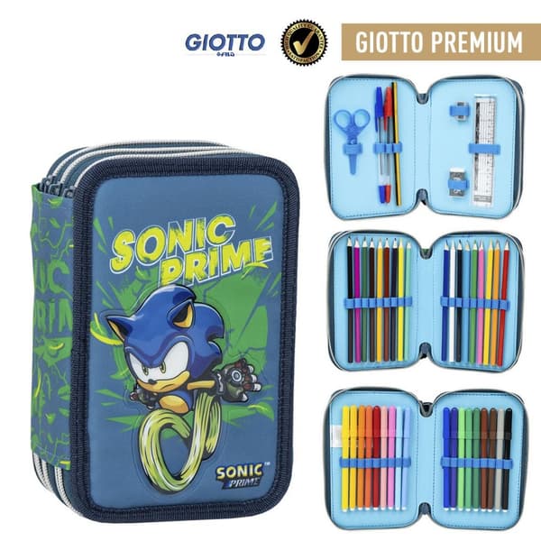 Sonic the Hedgehog Prime Fylld pennfodral med tre nivåer