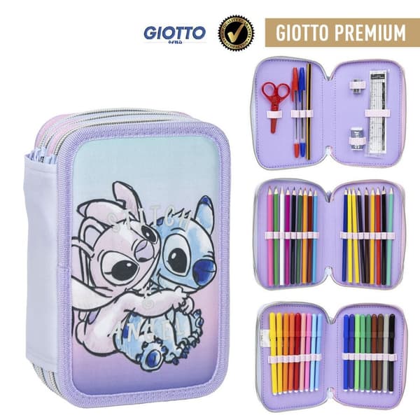 Disney Lilo & Stitch Angel 3-lagers fylld pennfodral