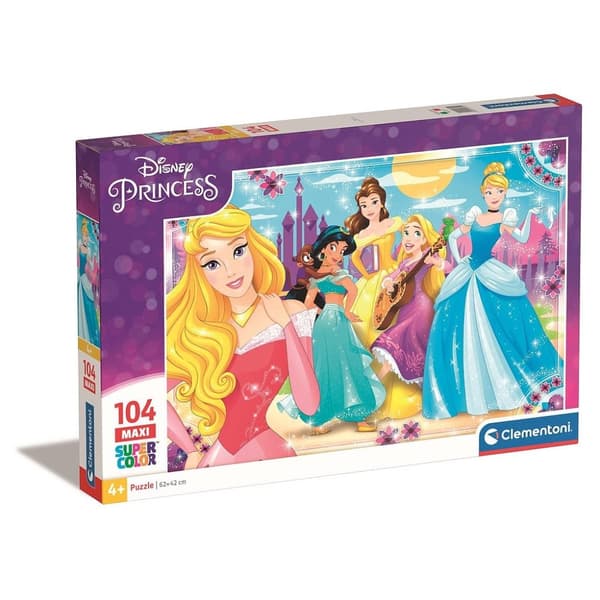 Disney Princess Kungadöme 104-delars maxi-pussel