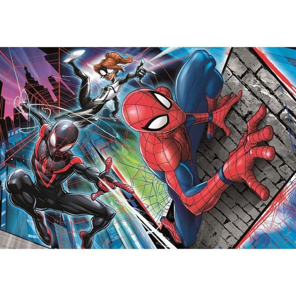 Spider-Man Trio i Aktion – 24-delars maxi pussel