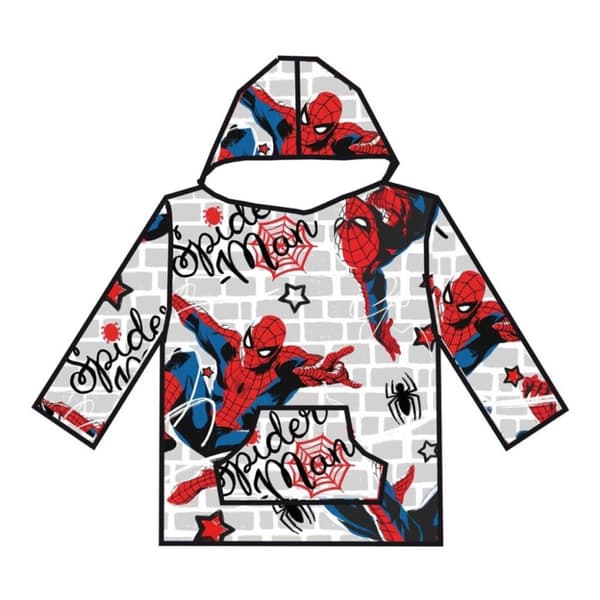 Spider-Man fleecepläd och poncho för vuxna – mjuk och skön!