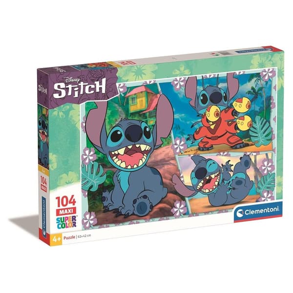Disney Lilo & Stitch Plasma Blaster 104-bitar maxi pussel