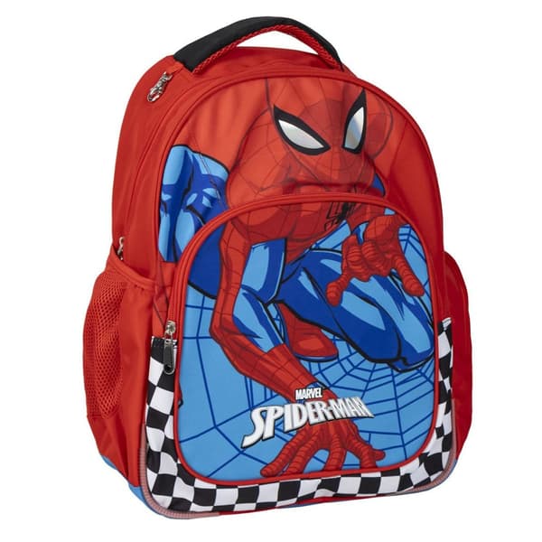 Spider-Man Checked skolväska, 42 cm väska