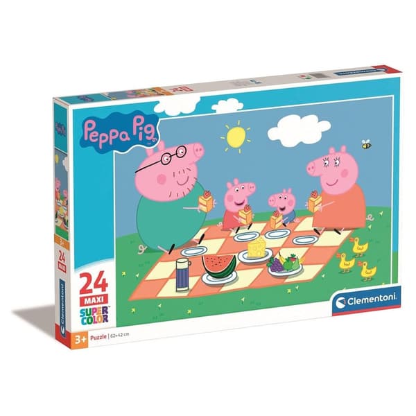 Greta Gris Picknick 24-delars Maxi Pussel