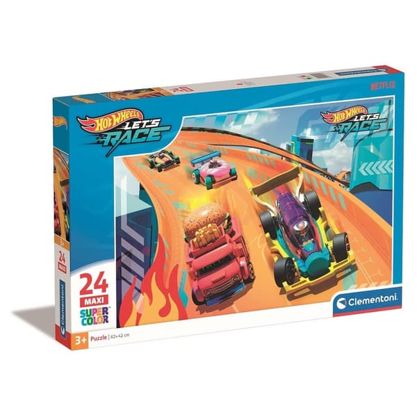 Hot Wheels Brandbilsspår 24-delars Maxi Pussel