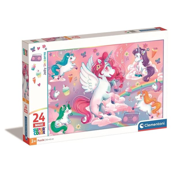 Unikorn Jolly 24-delars Maxi Pussel