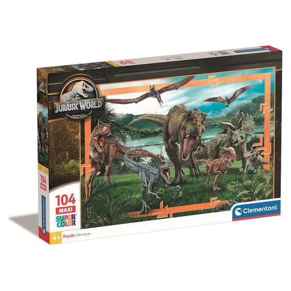 Jurassic World Predator-Bytte 104 delar Maxi Pussel