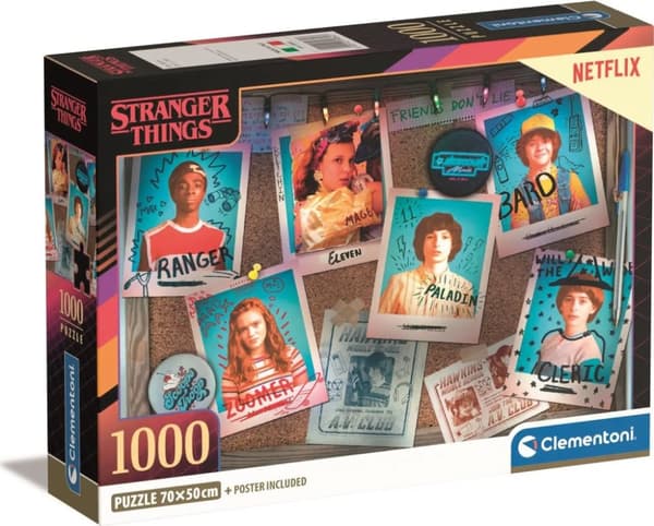Stranger Things 1000-bitars Clementoni pussel