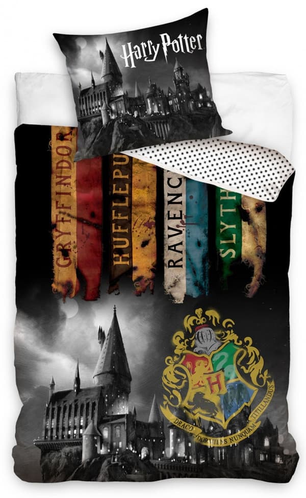 Harry Potter sängklädsset 140×200 cm, 70×90 cm - magisk sömn för fans!