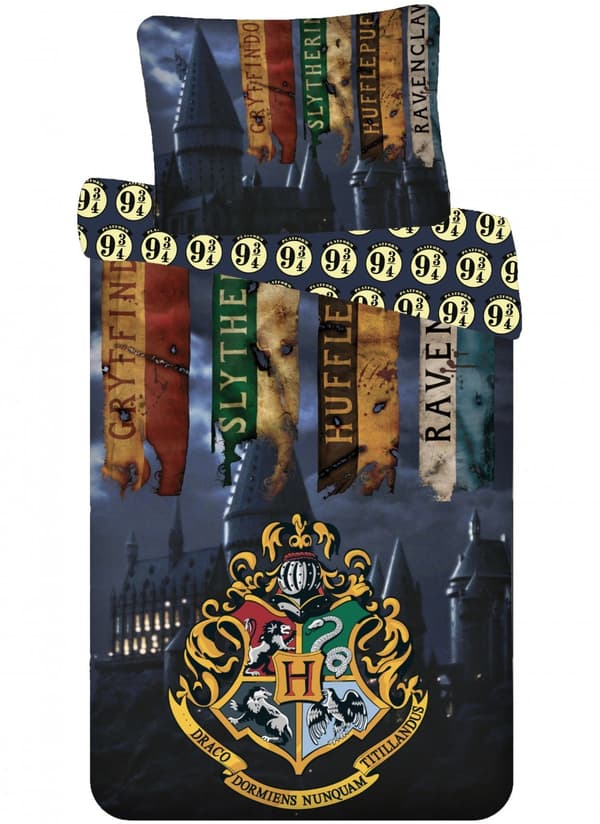 Harry Potter Sängkläder Set - 140×200 cm och 70×90 cm