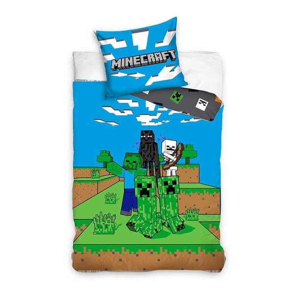 Minecraft överkastset i storlek 140×200 cm, 70×90 cm
