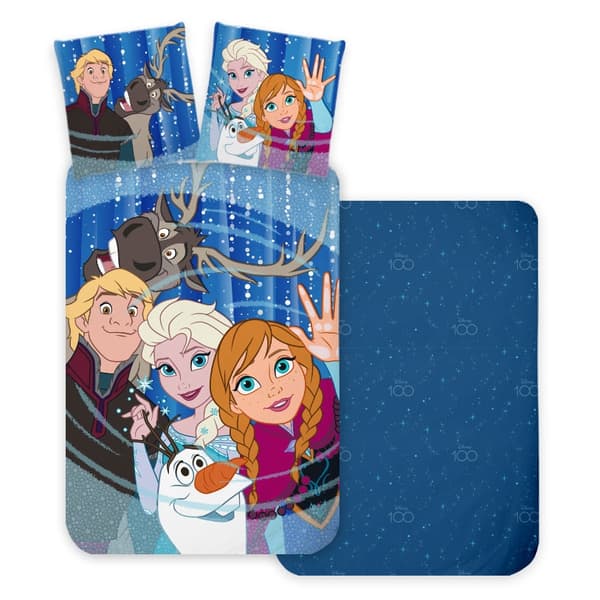Disney Frozen - Täcker för sängkläder 140×200 cm, 70×90 cm