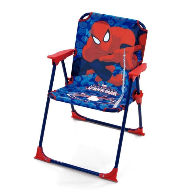Spider-Man Web Weaver Fällbar Campingstol 38x32x53 cm - Perfekt för Utomhusäventyr