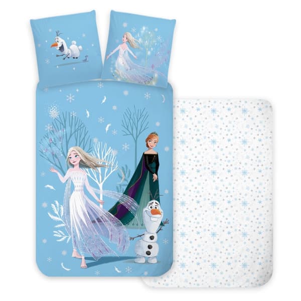 Disney Frozen: Snöig Dag Sängkläder 140×200 cm, 70×90 cm