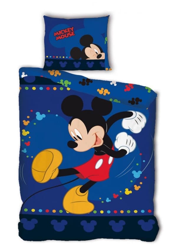 Disney Musse Pigg sängkläder set 140×200 cm, 63×63 cm mikrofiber
