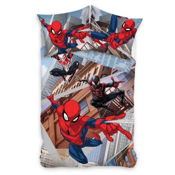 Spider-Man Swing påslakanset 140×200 cm, 70×90 cm