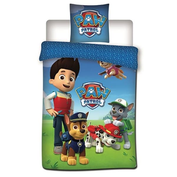 Paw Patrol Sängset för Montering 140×200 cm, 63×63 cm Mikrofiber