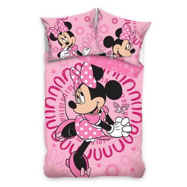 Disney Mimmi Pigg Sightly påslakanset 140×200 cm, 70×90 cm
