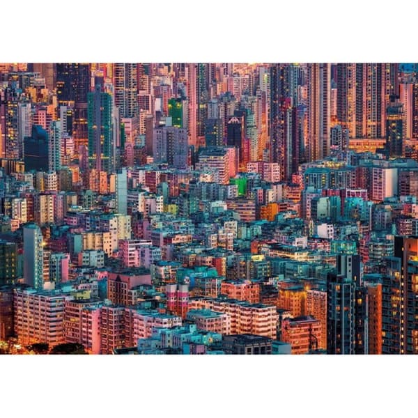 Cities Hive Hong Kong 1500-bitars pussel av Clementoni