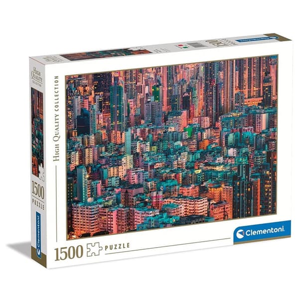 Cities Hive Hong Kong 1500-bitars pussel av Clementoni