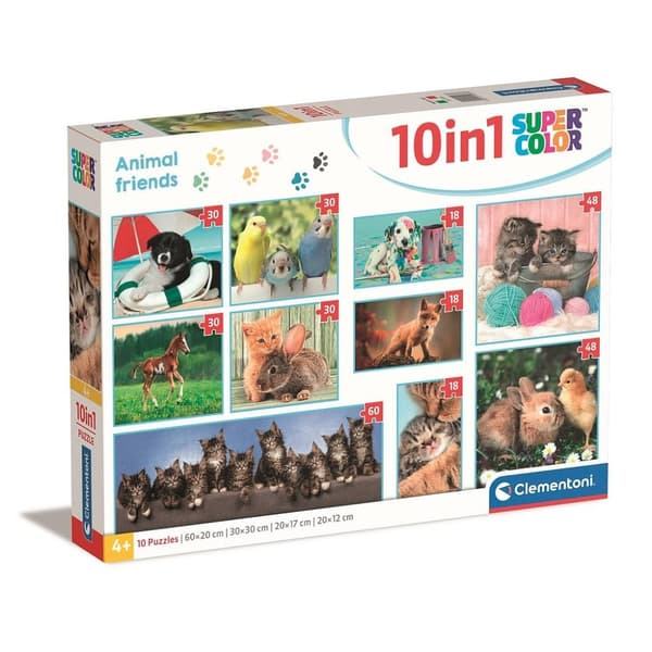Animals Friends 10-i-1 pussel