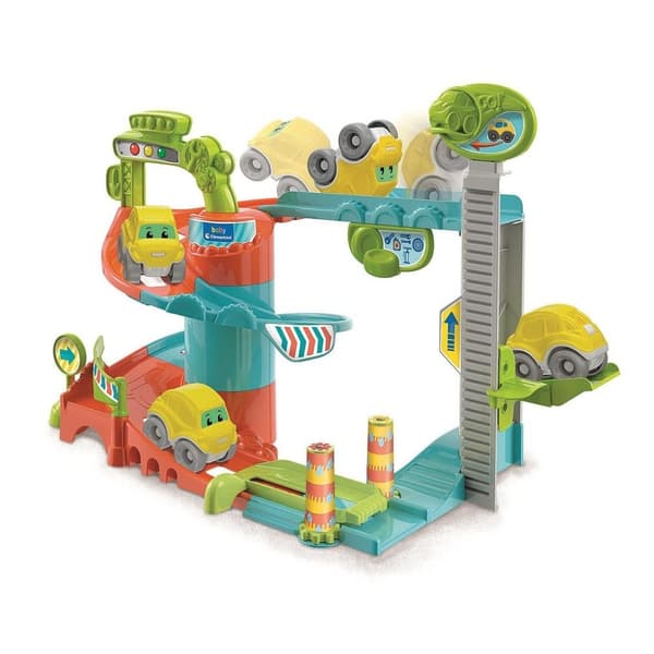 Färgglad Garage - Utvecklande Garageset med Volterbil