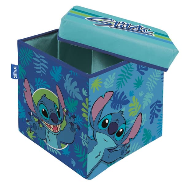 Disney Lilo & Stitch Förvaringslåda för leksaker med bladmotif – 30×30×30 cm