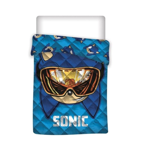 Sonic en quiltad sängöverkast, täcke 140x200 cm
