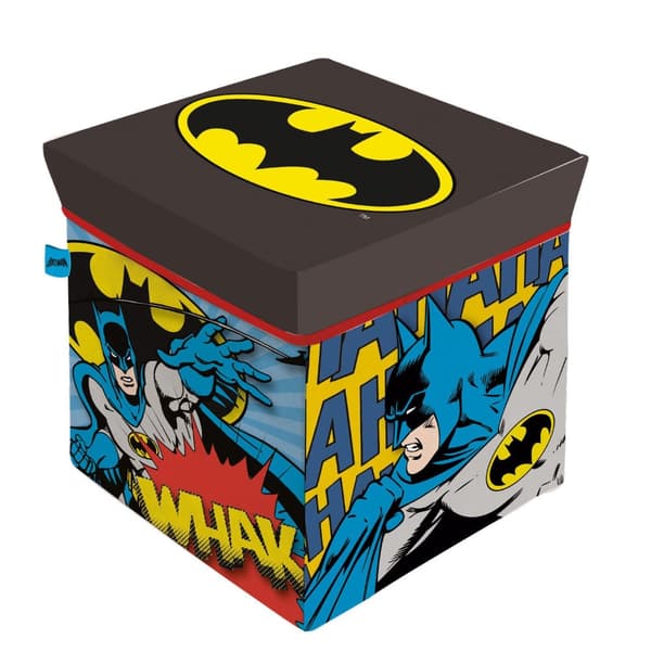 Batman leksakförvaring 30×30×30 cm – Praktisk och stilren förvaring för små hjältar.