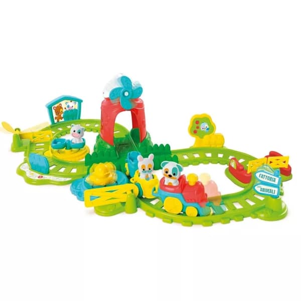 Interactive bondgård med tågset – Animals Choo-Choo av Clementoni