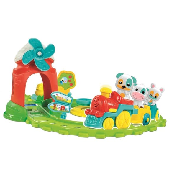 Interactive bondgård med tågset – Animals Choo-Choo av Clementoni