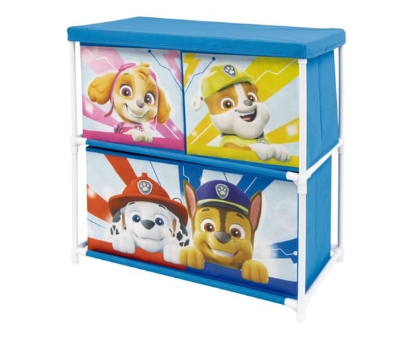 Paw Patrol 3-fack leksaksförvaring i hylla 53x30x60 cm