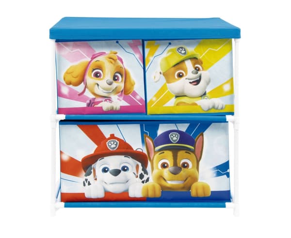 Paw Patrol 3-fack leksaksförvaring i hylla 53x30x60 cm