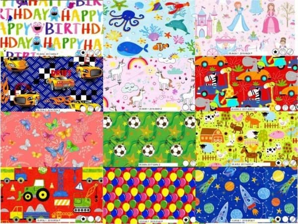 Presentpapper Wktorebki Wktorbags Inpackningspapper för barn 200x70 14256