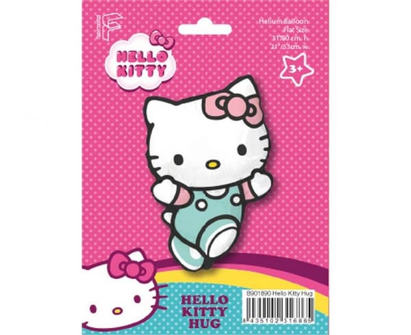 Hello Kitty Hjärta folieballong 80 cm