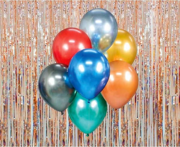 Färgglad ballongset 7 st 12 tum (30 cm)