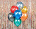 Miniatyrbilde 3 av 3: Färgglad ballongset 7 st 12 tum (30 cm)