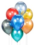 Miniatyrbilde 1 av 3: Färgglad ballongset 7 st 12 tum (30 cm)