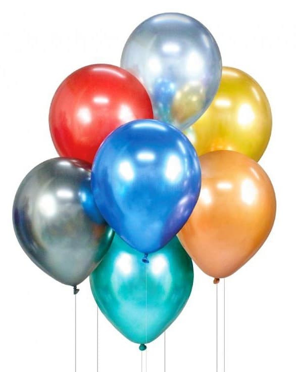 Färgglad ballongset 7 st 12 tum (30 cm)