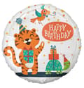 Miniatyrbild 1 av 2: Tiger Tiger Grattis på födelsedagen folieballong 36 cm