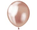 Miniatyrbild 2 av 4: Platinarosa guldballonger, 7 stycken 12 tum (30 cm)