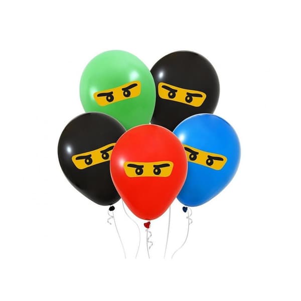 Ninjaballonger 12 tum (30 cm), 5 st