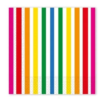 Färgglada Servetter 20 st 33x33 cm FSC