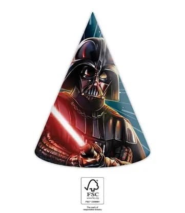 Galaxy festhjälmar Star Wars, konformade, 6 st FSC