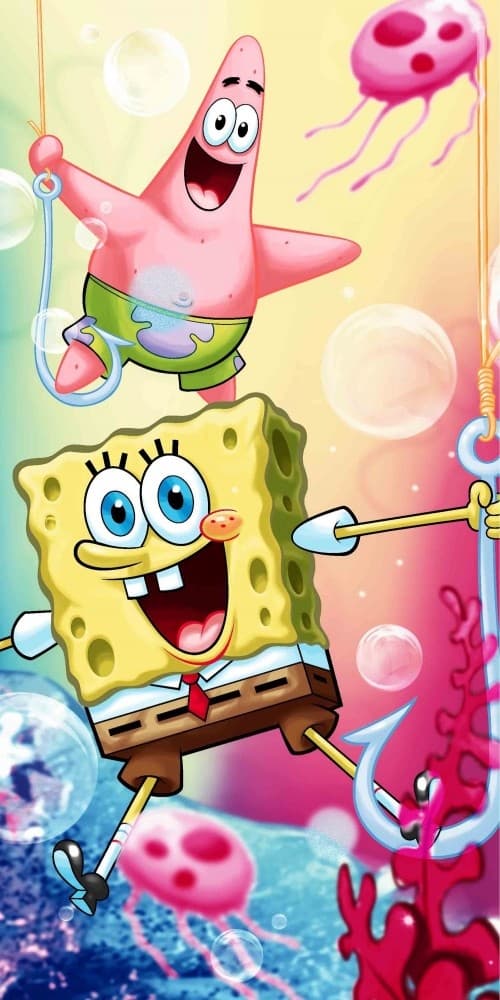 SpongeBob badhandduk, strandhandduk 70*140 cm