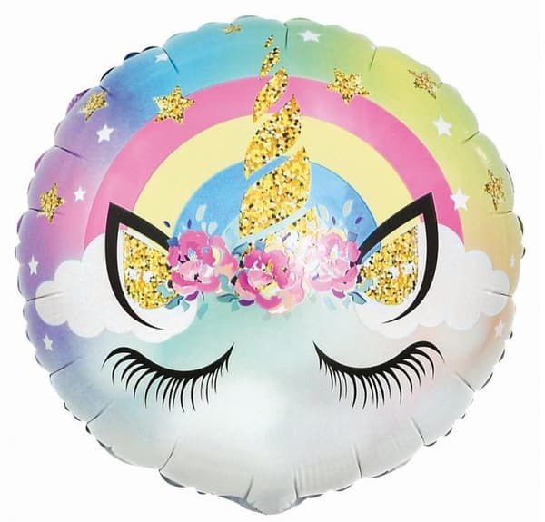 Unicorn Pastellfolieballong 36 cm