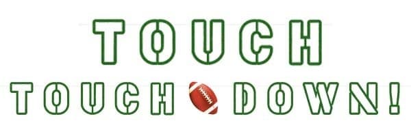 American Football Skylt Touchdown 180 cm