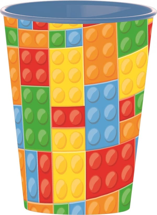 Lego mönster plastmugg 260 ml i andra klass